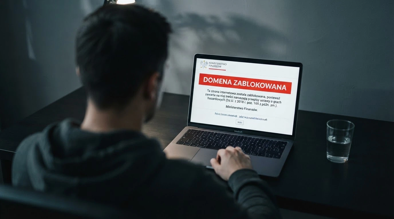 Dokument z fragmentem ustawy o grach hazardowych i pieczęcią Ministerstwa Finansów