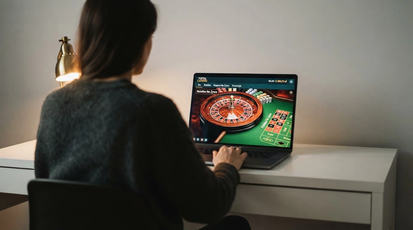 Interfejs Total Casino — jedynego kasyna online działającego legalnie w Polsce na podstawie monopolu państwa